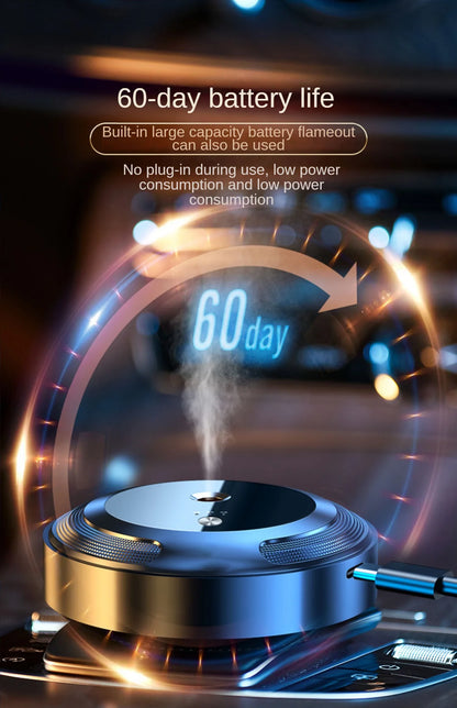 Car Air Freshener Smart Aroma Diffuser Purification Essential Oils Diffuser Office Room Intelligent Aromatherapy Instrument