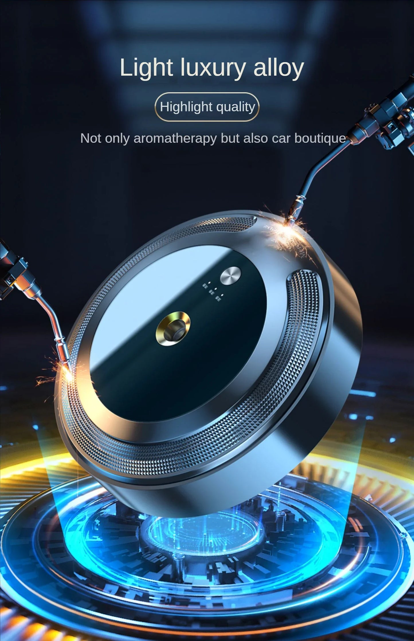 Car Air Freshener Smart Aroma Diffuser Purification Essential Oils Diffuser Office Room Intelligent Aromatherapy Instrument
