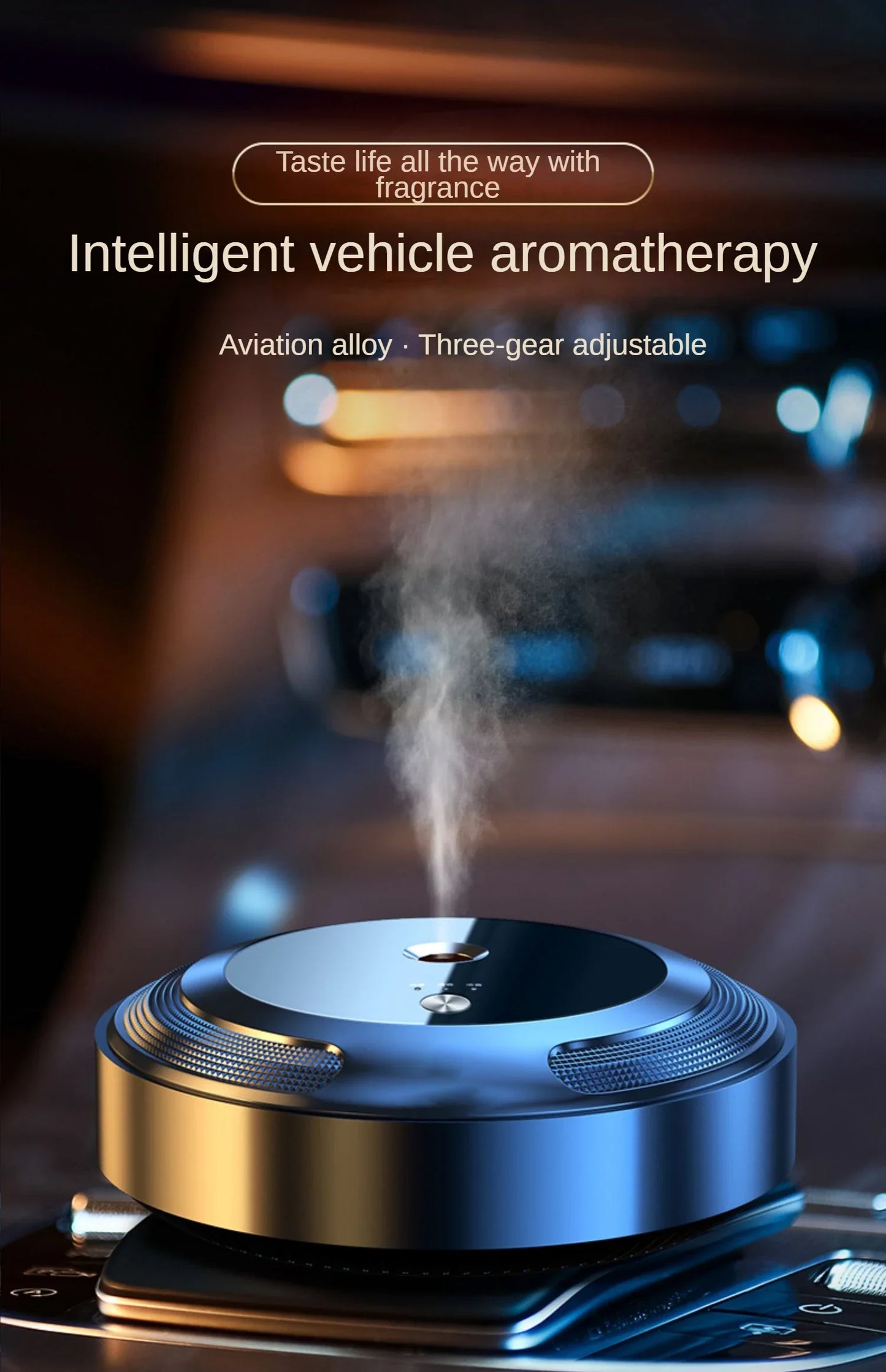 Car Air Freshener Smart Aroma Diffuser Purification Essential Oils Diffuser Office Room Intelligent Aromatherapy Instrument