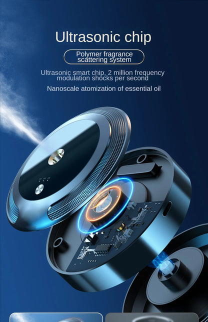 Car Air Freshener Smart Aroma Diffuser Purification Essential Oils Diffuser Office Room Intelligent Aromatherapy Instrument